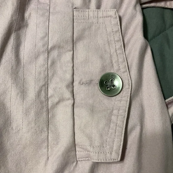 Beautiful Mossimo Large Lilac Trench Coat - Picture 6 of 11